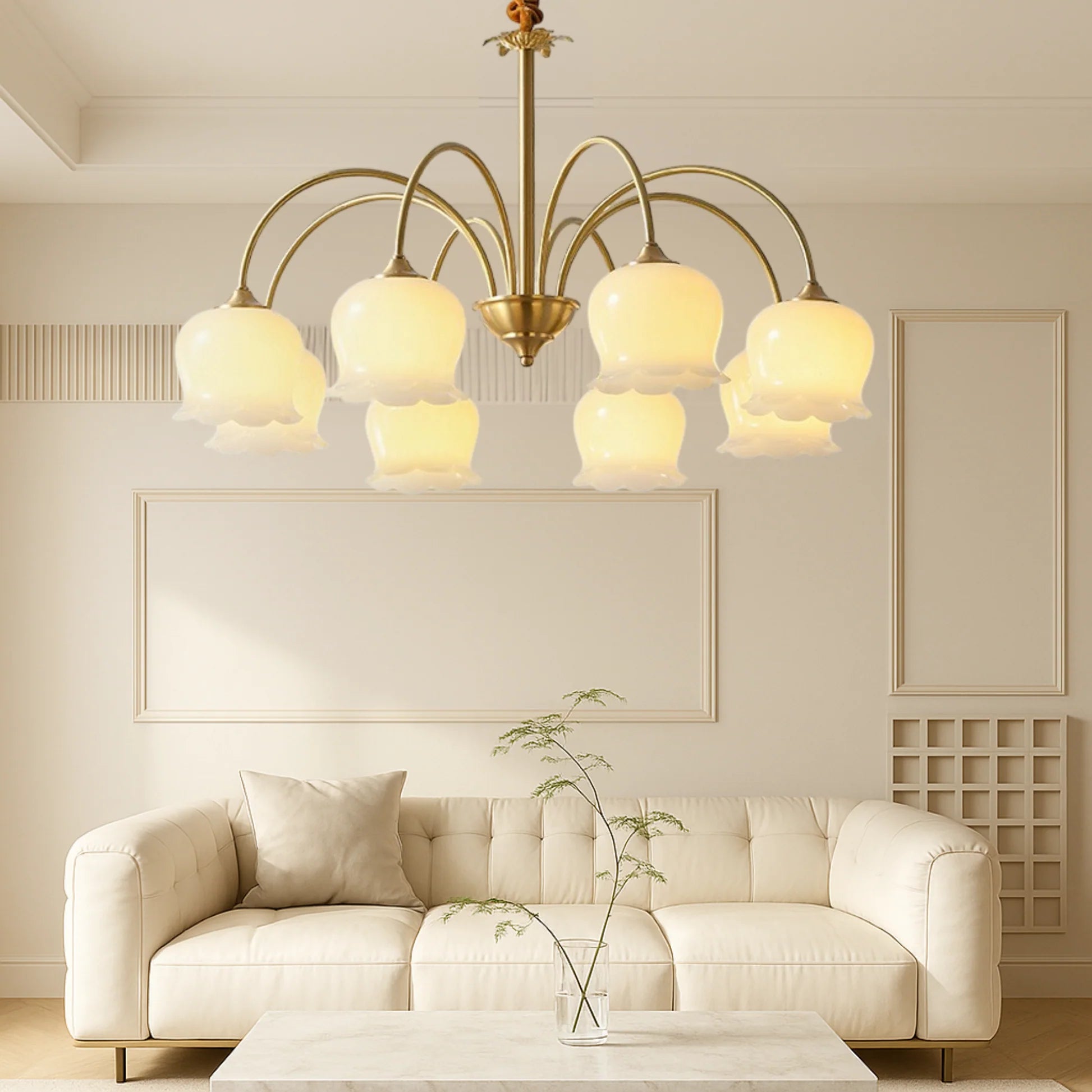 French Copper Chandelier