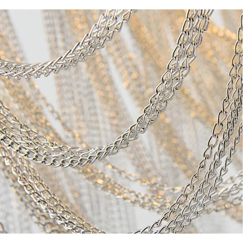 Nordic Modern Chandelier with Tassel Chain Design
